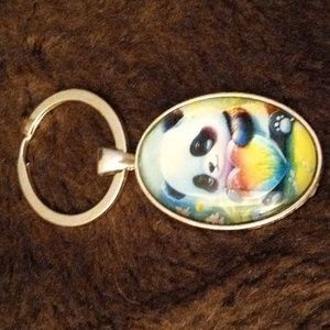 COPY - PANDA GLASS 3D KEY FOB 2 IN